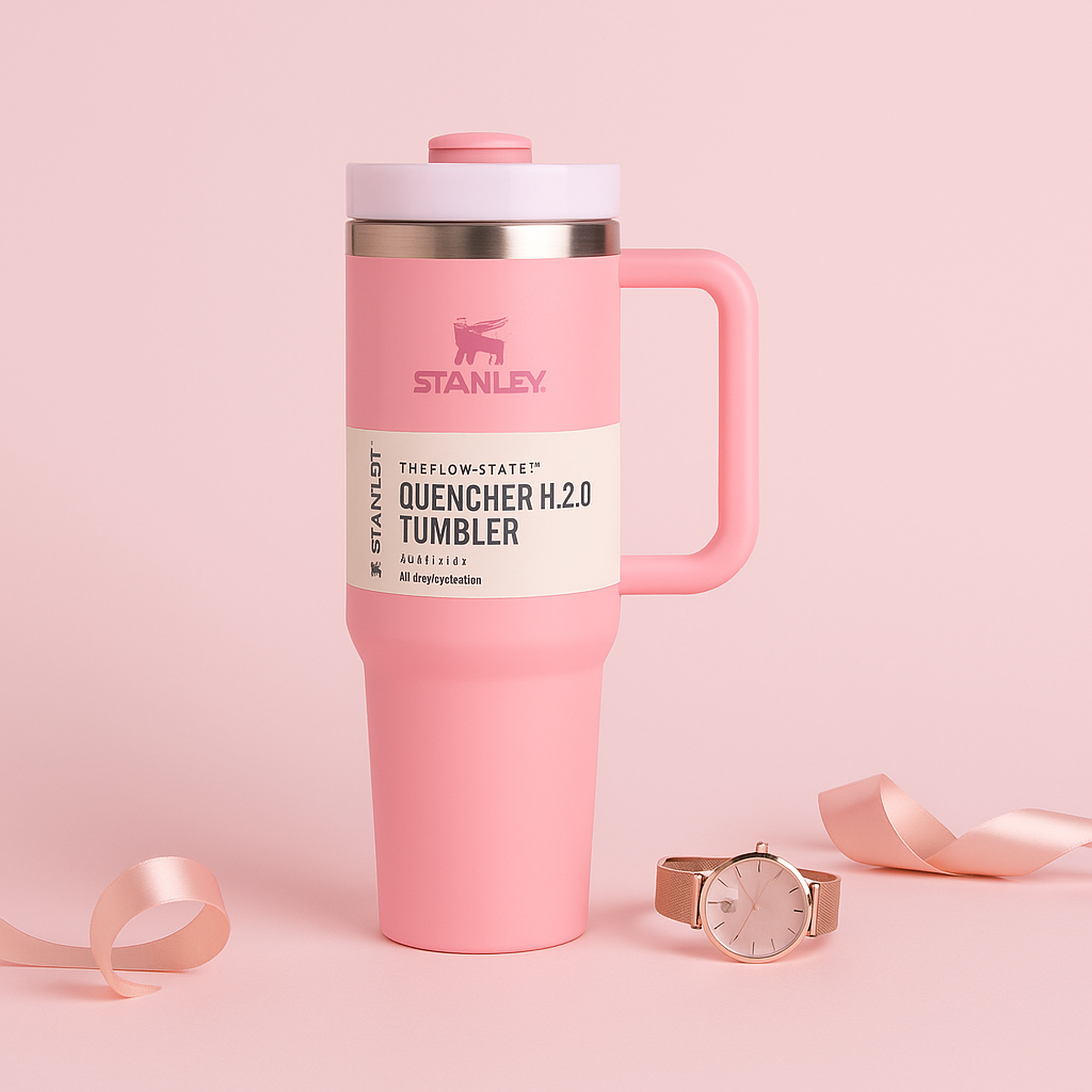 Light pink stanley tumbler for sale in paksitan