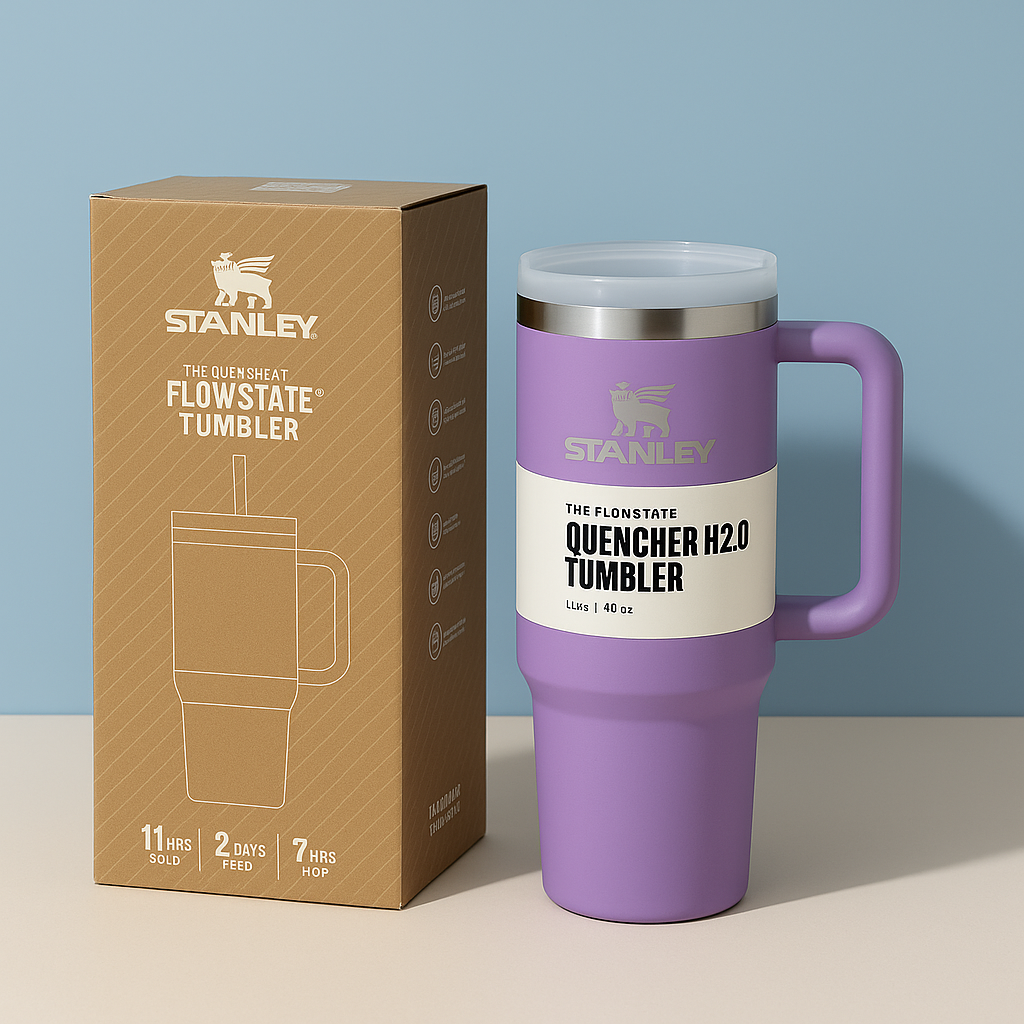 Purple stanley tumbler for sale 