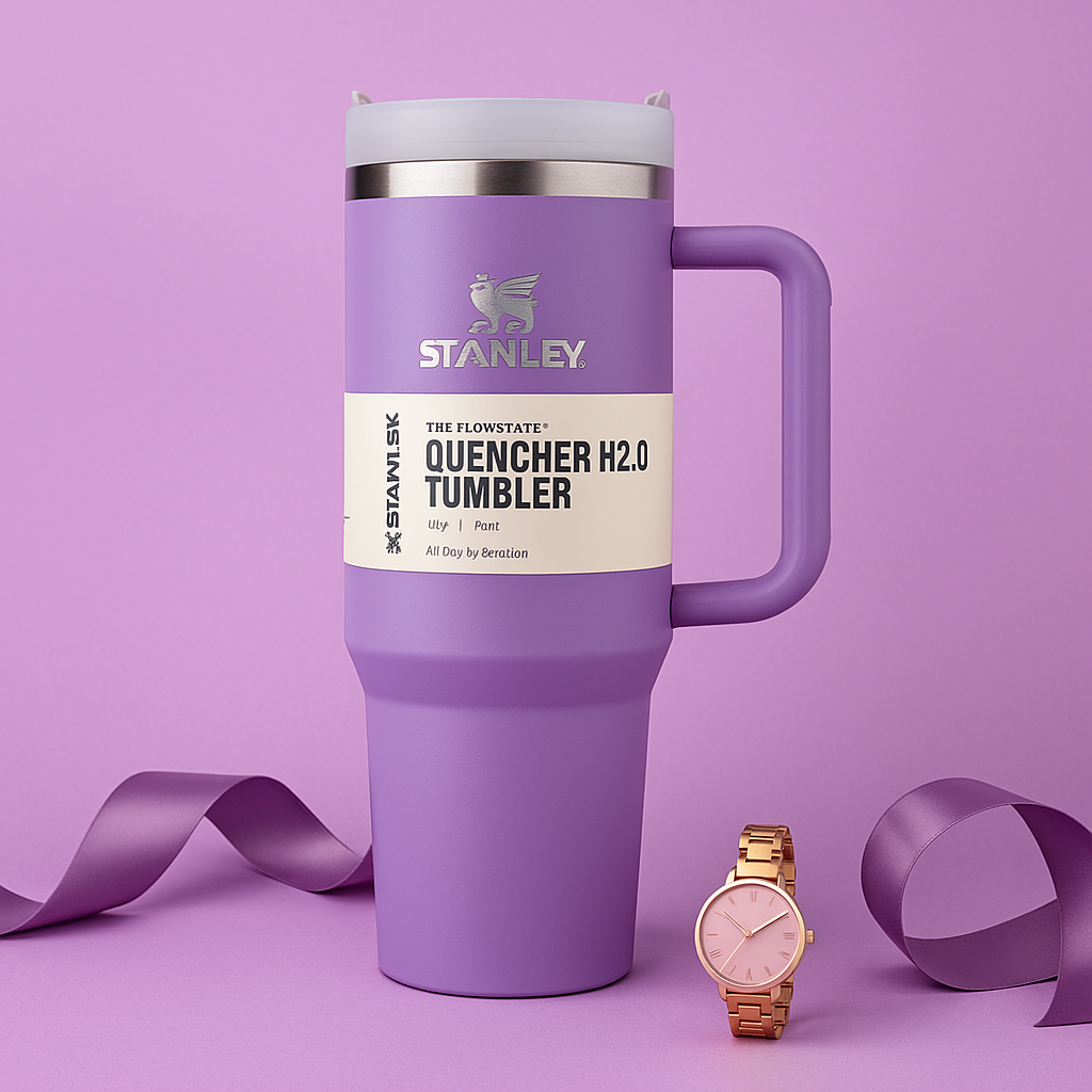 Purple stanley tumbler for sale in Pakistan