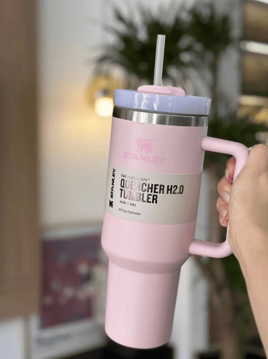 pink stanley 0 oz tumbler for sale in lahore